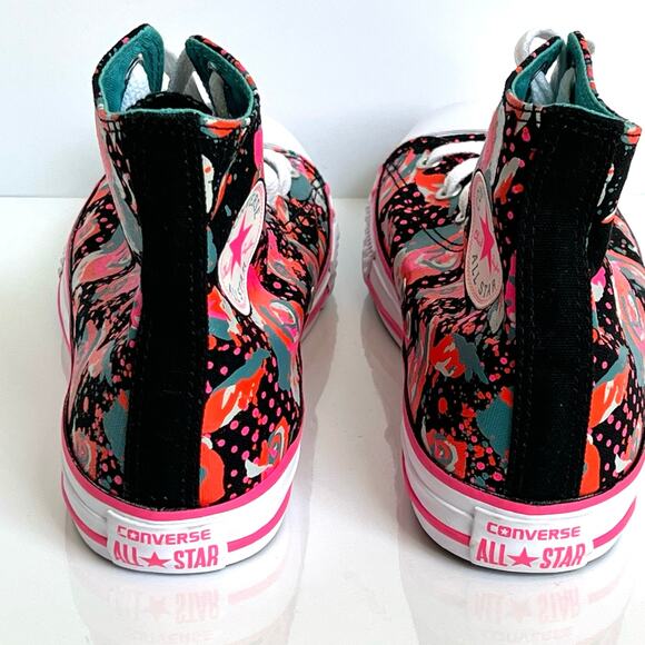 NWOT Converse roses and dots hi top sneakers shoes - Picture 5 of 8